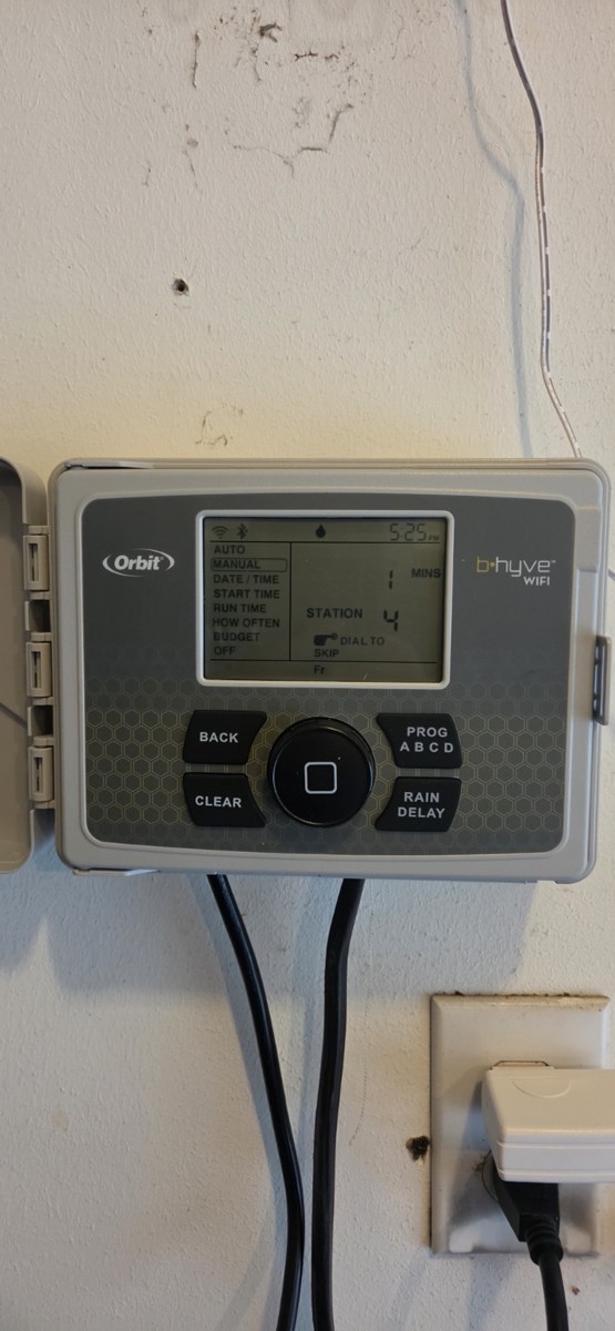Orbit B-hyve smart irrigation controller after upgrade